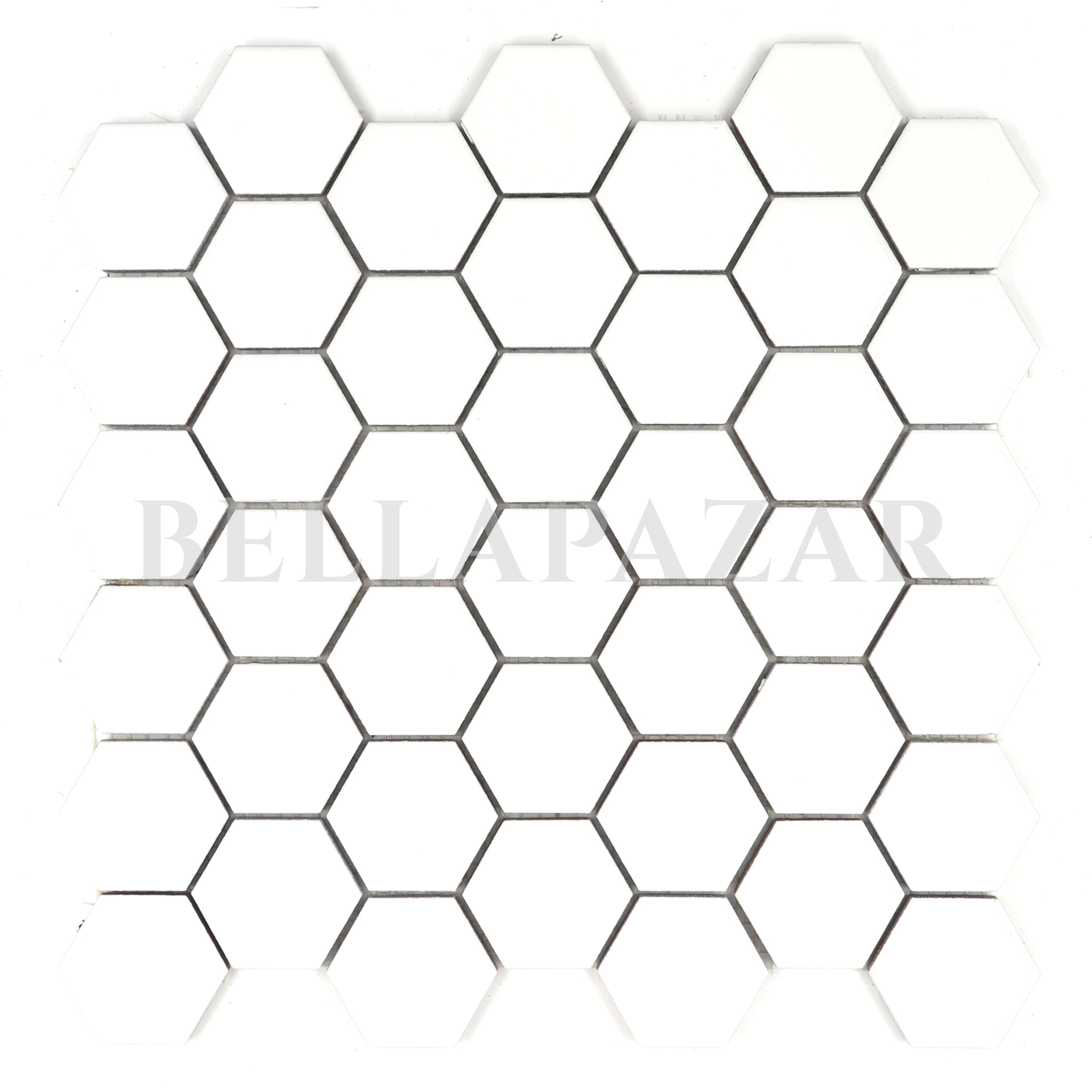 5'lik Hexagon — Parlak Beyaz